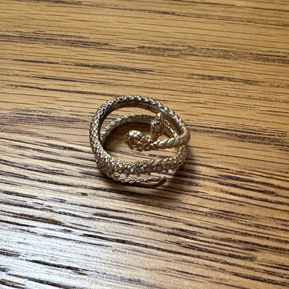 Kendra Scott Gold Phoenix Wrap Ring - Picture 2 of 3